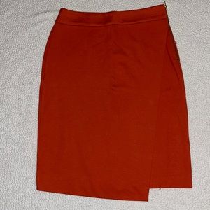 Orange Pencil Style Skirt- Gently Worn!